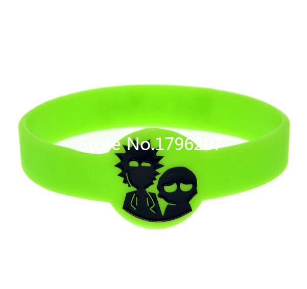 

50 pcs Ricky and Morty Filled in Colour Wristband Bracelet SH-24