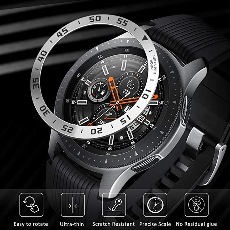 Чехол для умных часов для samsung Galaxy Watch 46 мм 42 мм ободок кольцо аксессуары для умных часов также подходит для Galaxy gear S3