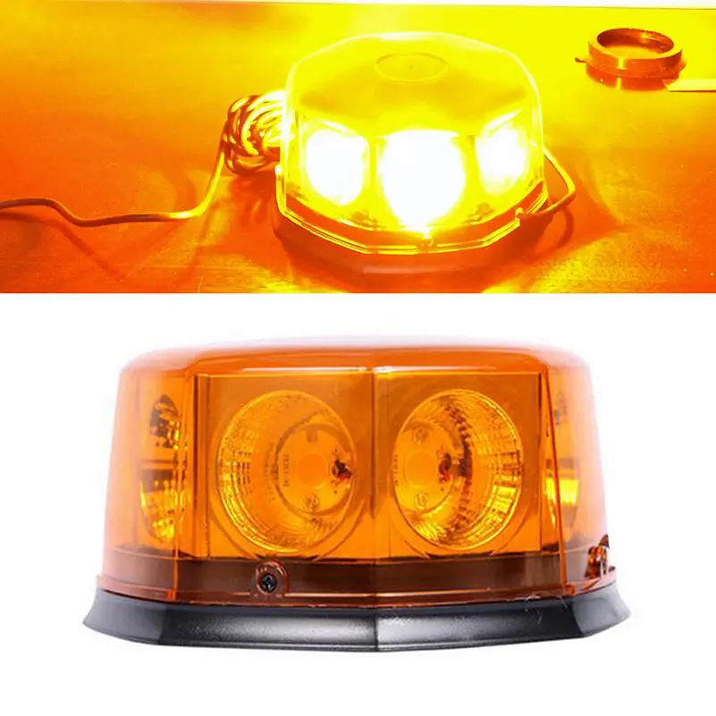 COB 8 LED 12 Flashing Mode Car Auto Beacon Lights Emergency Hazard