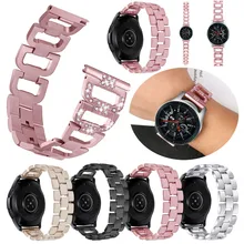FashionStainless Сталь замена металла кристалл ремешок запястье для samsung Galaxy часы(46 мм) Sep6