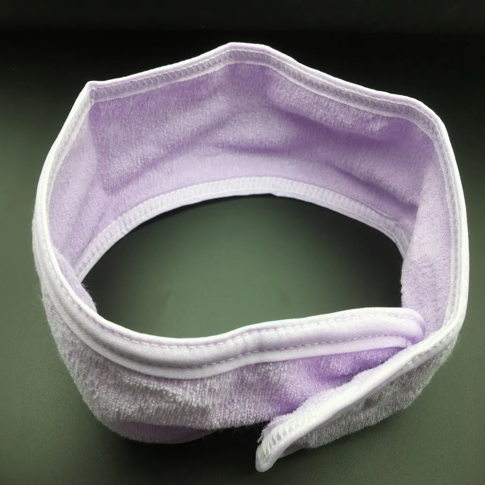 

1PC Stretchable Velvet Grip Head Scarf Band Makeup Cosmetic Bath Mask Spa Shower Towel Postpartum Wig Wrap Make Up Towel