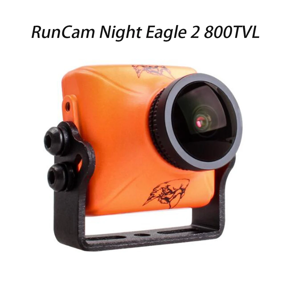 

RunCam Night Eagle 2 800TVL Mini FPV Camera 1/1.8" CMOS Sensor NTSC/PAL Switchable FOV 140 2.5mm Global WD for RC Quadcopter