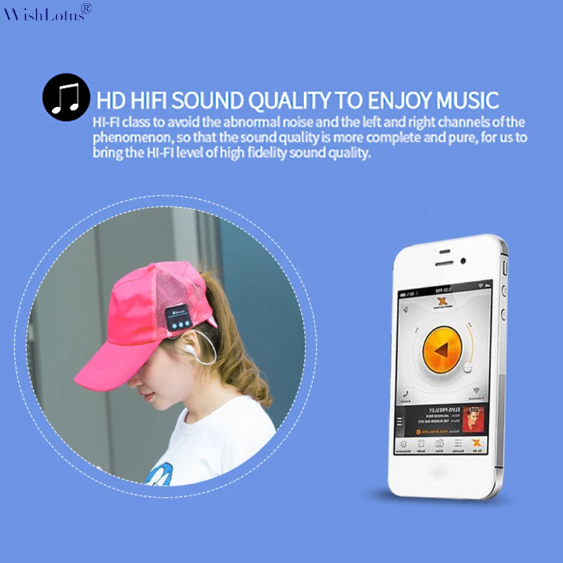 earphone headphone Bluetooth cap  (20)