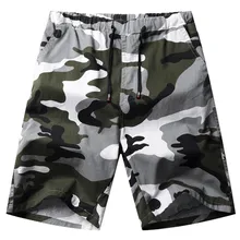 Мужские повседневные шорты до колена камуфляжные летние мужские камуфляжные шорты Карго свободные шорты для бега пляжные брюки d90626