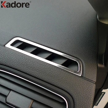 

For Volkwagen Golf 7 MK7 2013 2014 2015 2016 2017 Stainless Steel Car Inner Front Up Air Vent Cover Trim Outlet Decoration