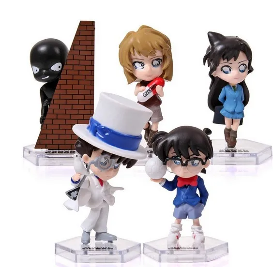 Detective Conan Characters Action Figures 5 Pcs/Set