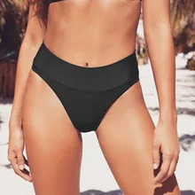 Сексуальное женское бикини, Одноцветный бразильский купальник с высокой талией, пляжная одежда, 6,11