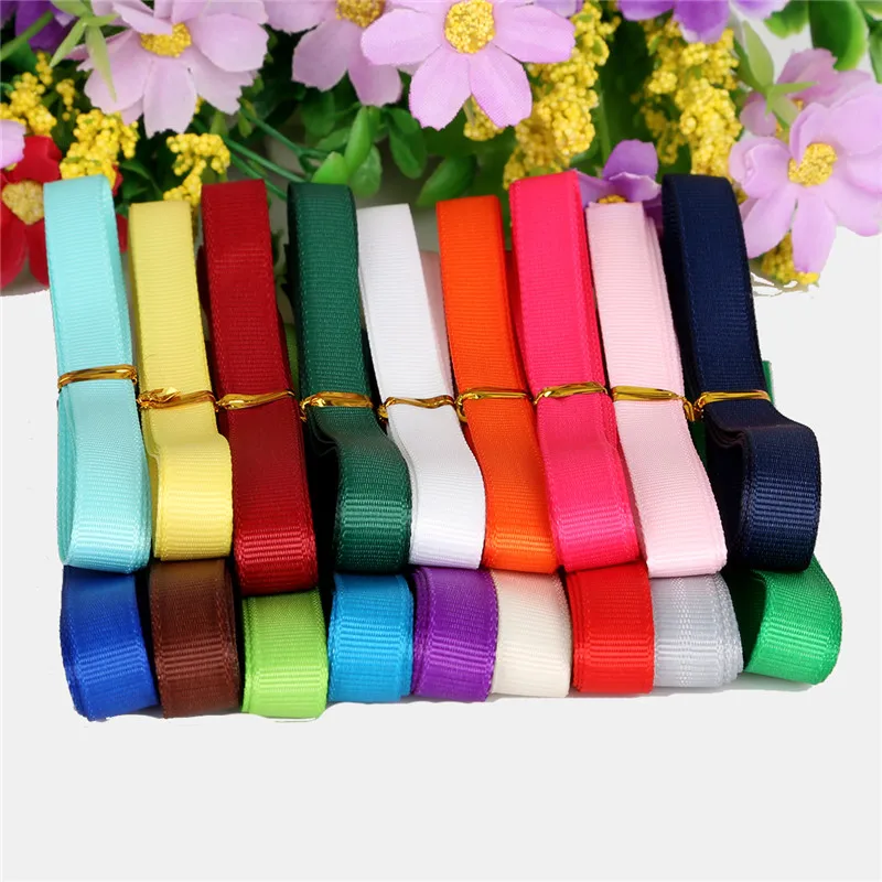 Новые товары 10 мм(3/") 5 ярдов/лот разноцветных корсажные ленты для украшения свадебной вечеринки DIY Упаковка для подарков ручной работы