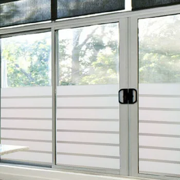 

45x200cm White static cling translucent self-adhesive glass film Anti-UV vinyl Frosted window film privacy sticker