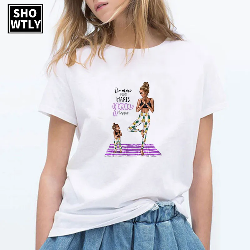 Футболка Showtly Mom life is the best женская футболка большого размера корейская модная
