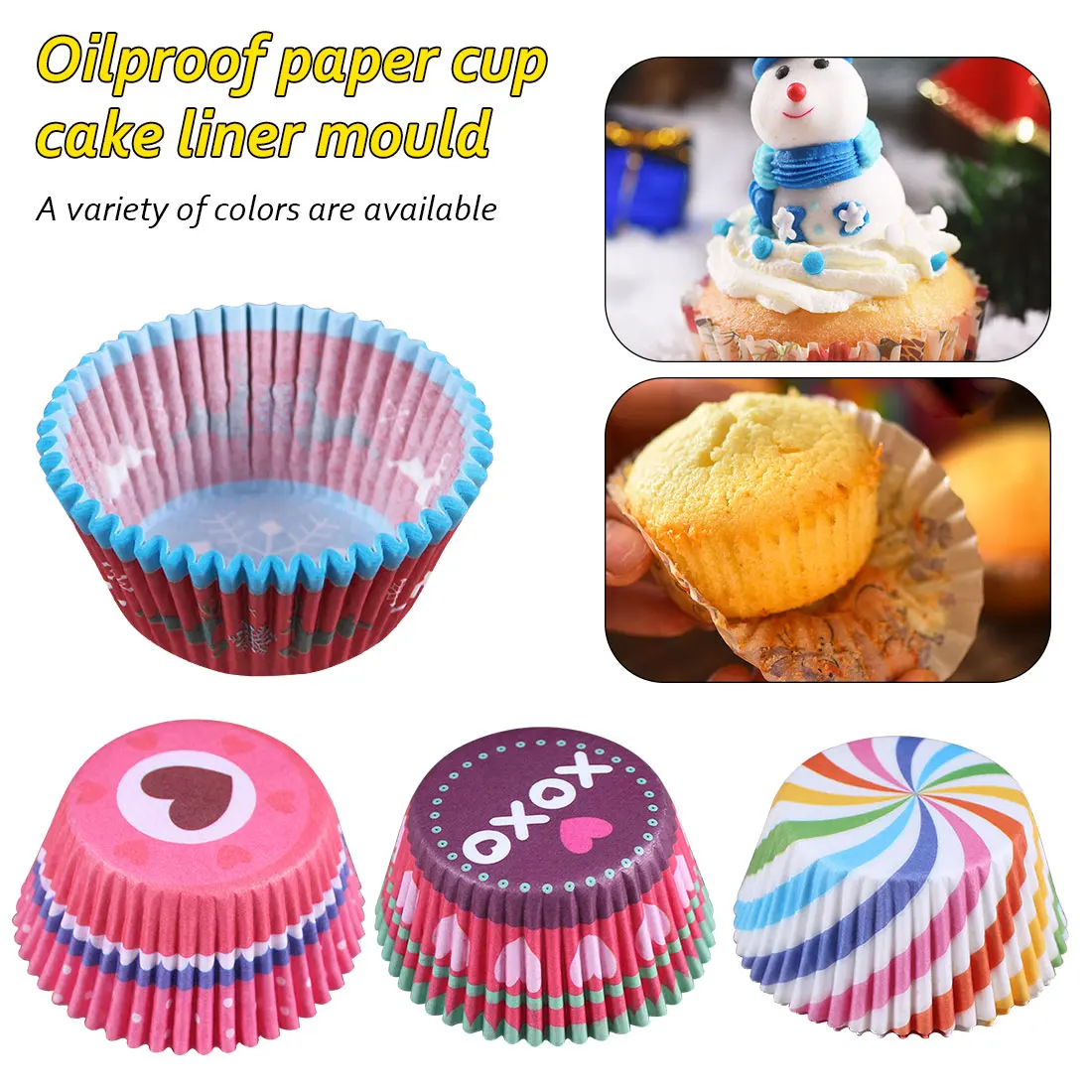 

Great cheap 100 pcsCooking Tools Grease-proof Paper Cup Cake Liners Baking Cup Muffin Kitchen Cupcake Cases Cake Mold