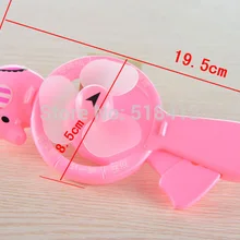 HOGNSIGN Plastic Sports Post Ordinary Packet Plus Children's Day Present Latest Hand Fan Portable Children Cute Summer Toy