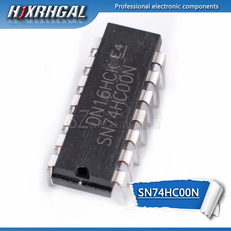 10 шт. SN74HC00N DIP14 SN74HC00 DIP 74HC00 7400 | Электронные компоненты и принадлежности