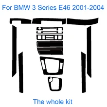 SUNFADA 3D 4D 5D виниловые наклейки из углеродного волокна для BMW 3 серии E46 2001-2004 украшение салона автомобиля/обновление/защита