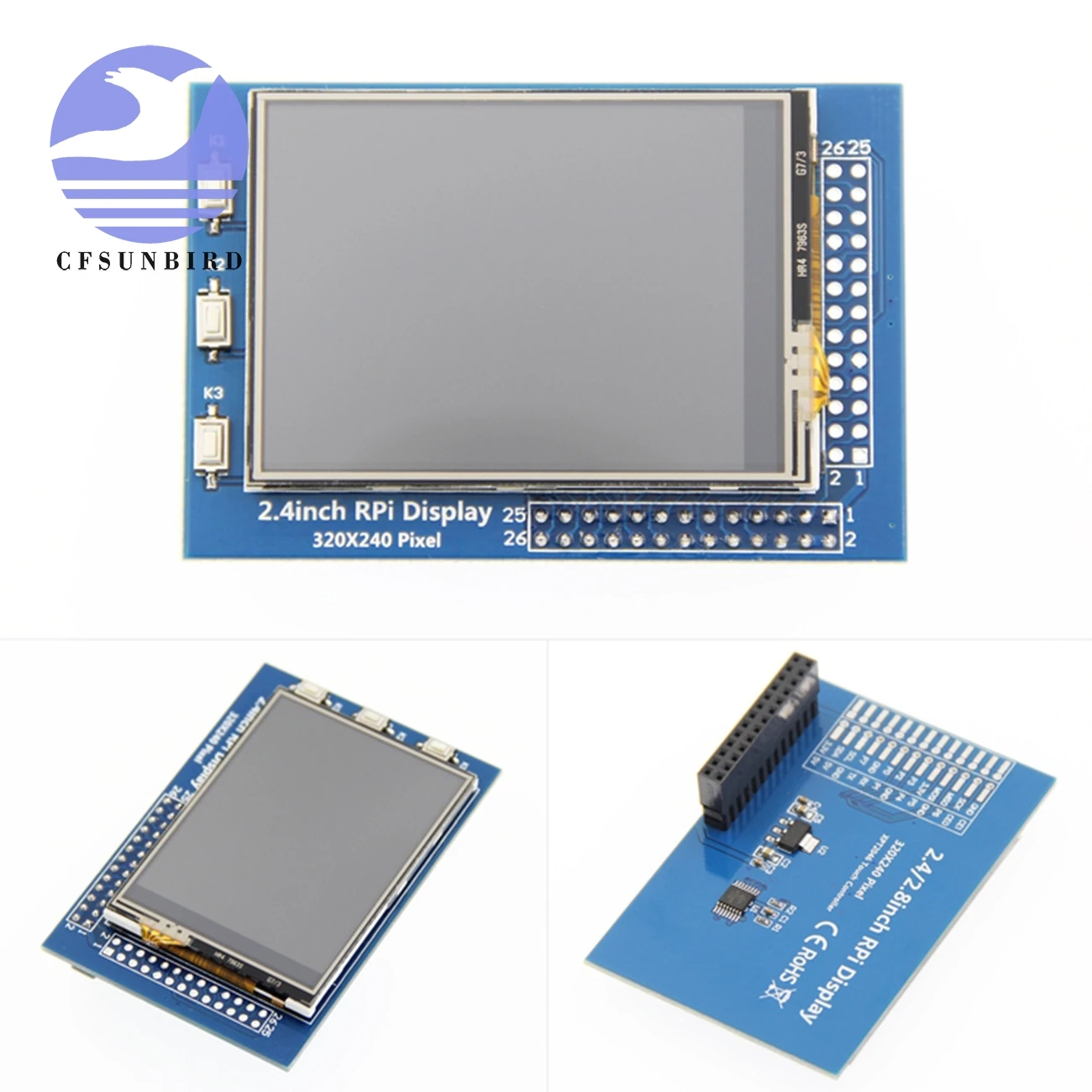 2 4/2 8 дюймов 320*240 Сенсорная панель Сенсорный экран TFT ЖК модуль для Raspberry Pi GPIO