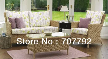 

Modern Design Furniture Belgium Rattan Indoor Sofa Set