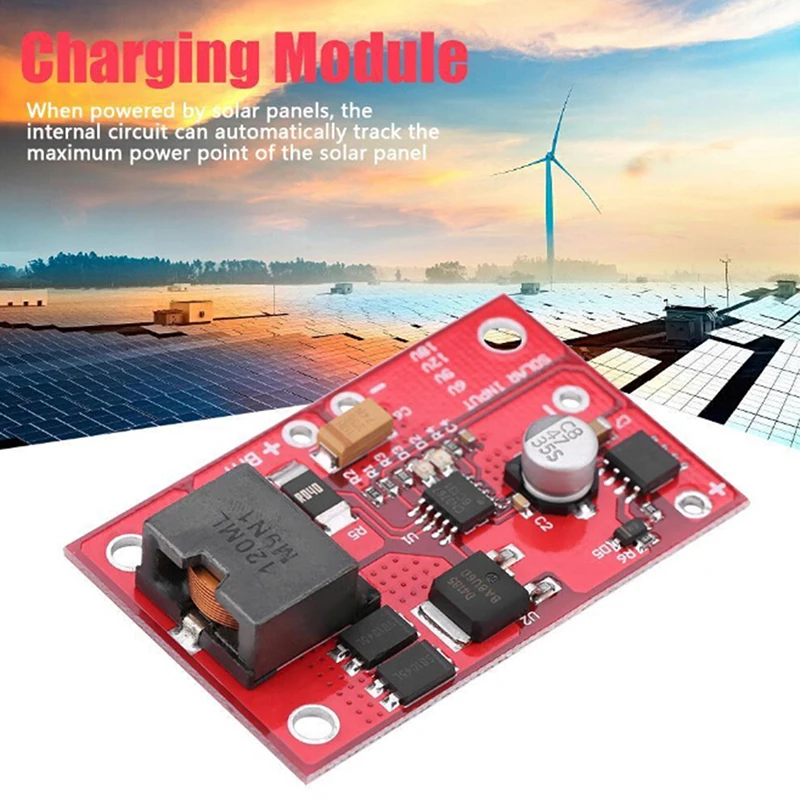 

12V MPPT Solar Panel Controller 3A Lithium Li-ion 18650 Battery Charging Module