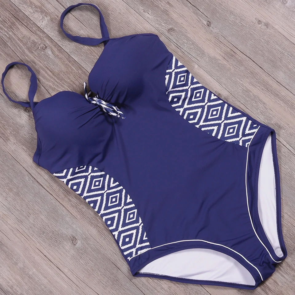 Pedaço Swimsuit Mulheres que Banham Vintage SuitsSwimwear