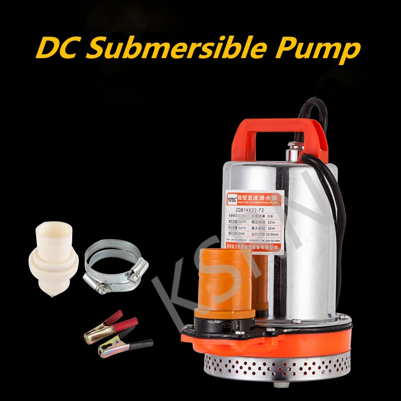 DC 24V High Flow Submersible Water Pump 340W Stainless Steel Irrigation Solar &amp Battery | Обустройство дома