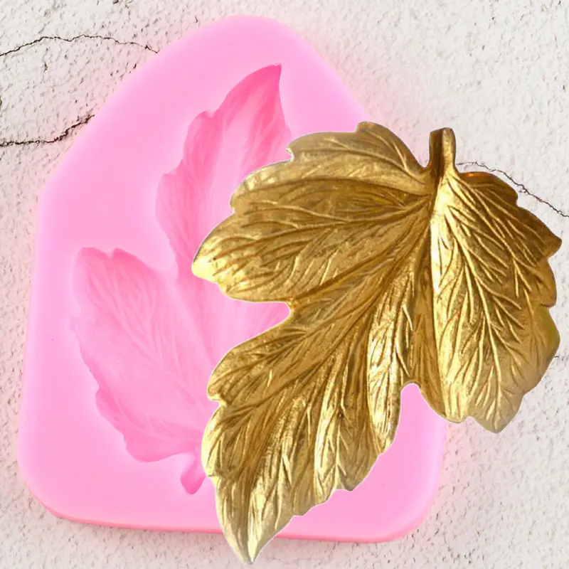 

3D Maple Leaf Silicone Mold Leaves Fondant Molds Cake Decorating Tools Candy Chocolate Gumpaste Mold Polymer Clay Jewelry Mould