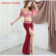 Лето Танец Живота Сетка Практика Одежда Женщины Смысл Восточный Танец Одежда Костюм Костюм