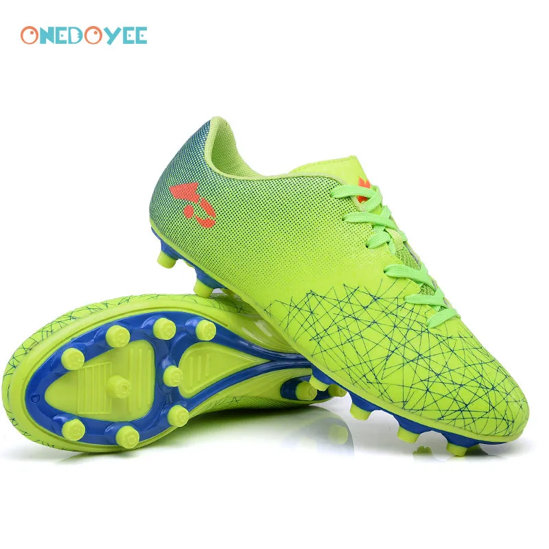 

ONEDOYEE Soccer Cleats for Kids Professional Children Football Shoes Outdoor Children Athletic Trainers Youth Sports Sneaker PU