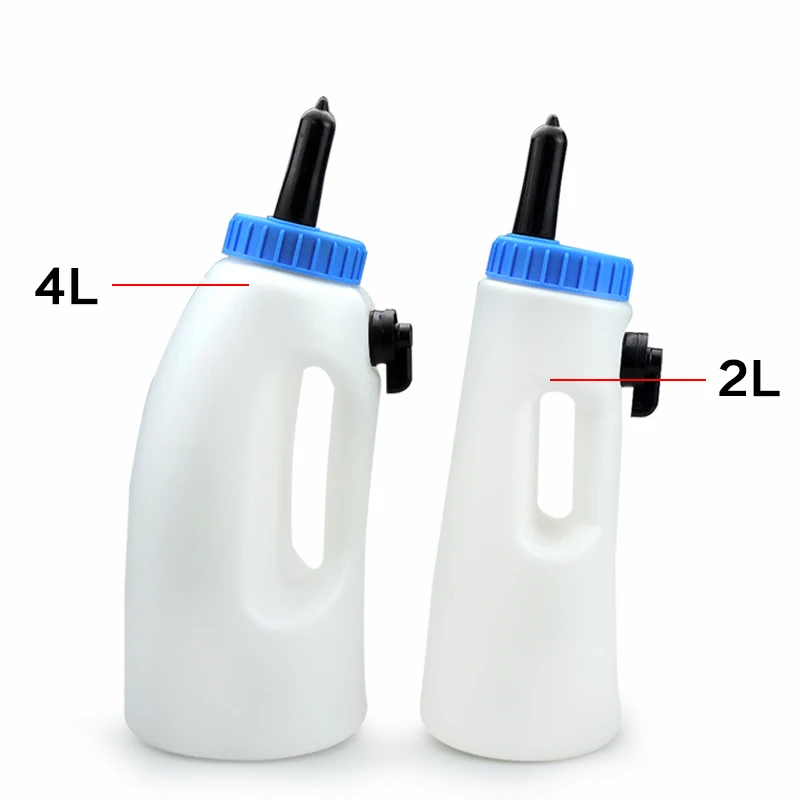 

Cow Nursing Calf Milk Bottle Replacement Rearing Drinker Feeding Calf Cow Milk Feeder Bottle Holders Bucket Pot Screw Nipple
