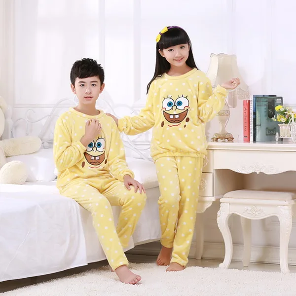 Новая зимняя детская флисовая Пижама теплая фланелевая одежда для сна для девочек детская пижама из кораллового флиса домашняя одежда Пижама для мальчиков HX1300 - Цвет: style 11