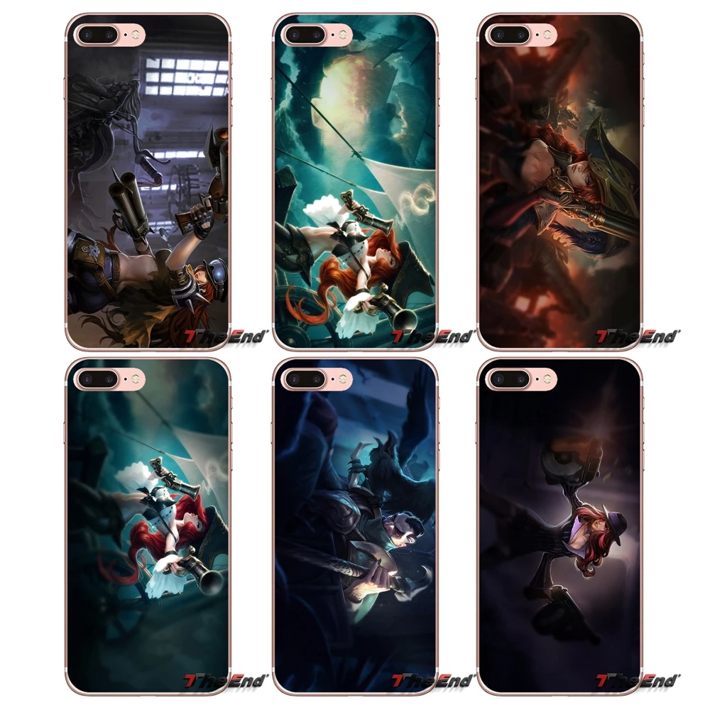 

For Samsung Galaxy S3 S4 S5 MINI S6 S7 edge S8 Plus Note 2 3 4 5 Grand Core Prime Miss Fortune Swain League of Legends Case