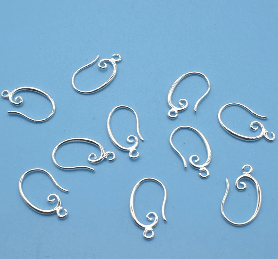 

Wholesale DIY production jewelry accessories earrings found silver earrings accessories butterfly shape crystal hand buckle