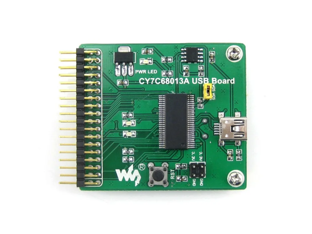 CY7C68013A USB плата(мини)# CY7C68013 EZ-USB FX2LP разъем USB для печатной платы модуль с 8051 ядром оценочный комплект