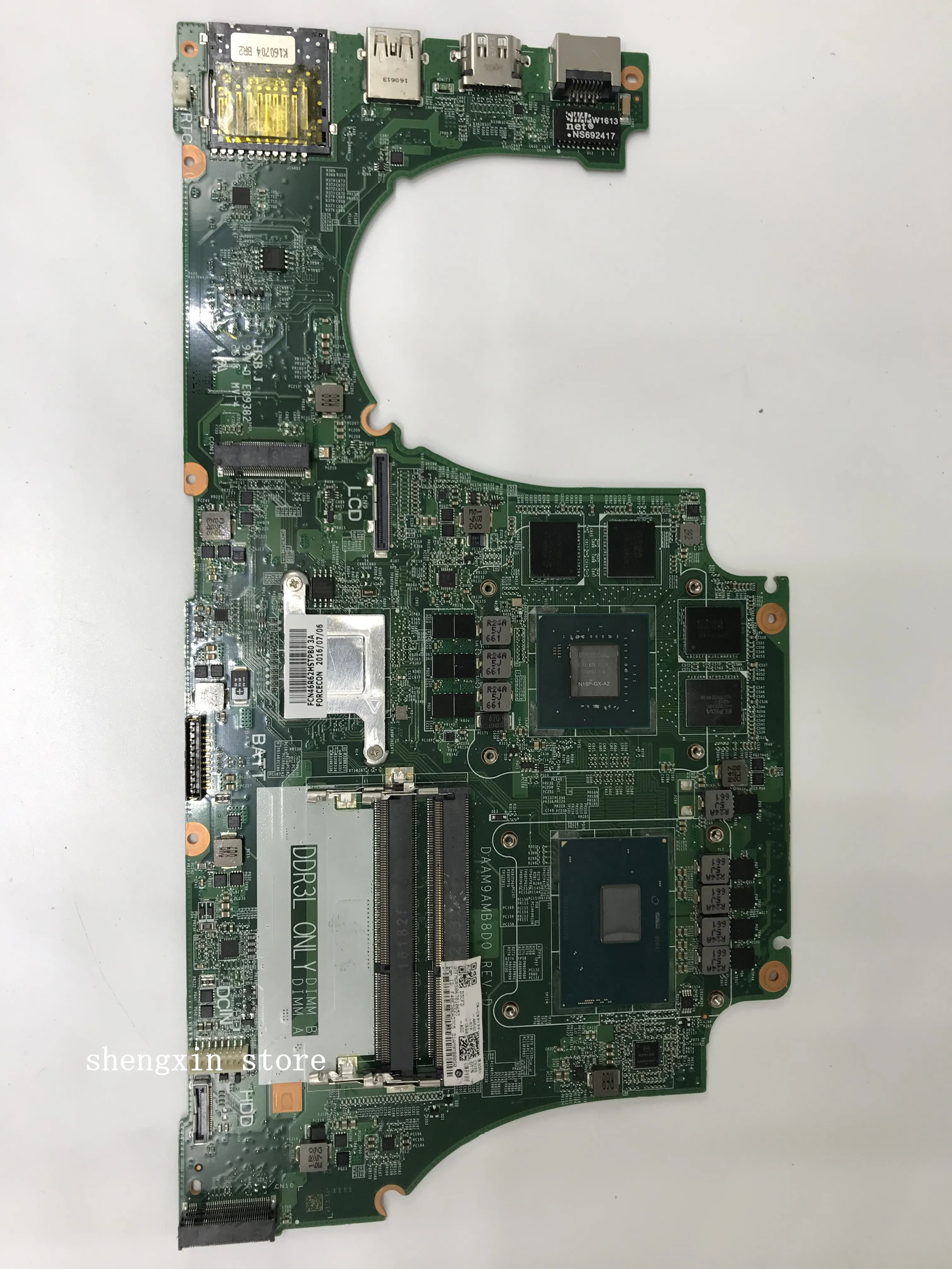 Материнская плата для DELL 15 7559 с I7-6700HQ DAAM9AMB8D0 CN-0MPYPP 0MPYPP материнская | Компьютеры и