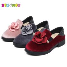 red velvet baby shoes