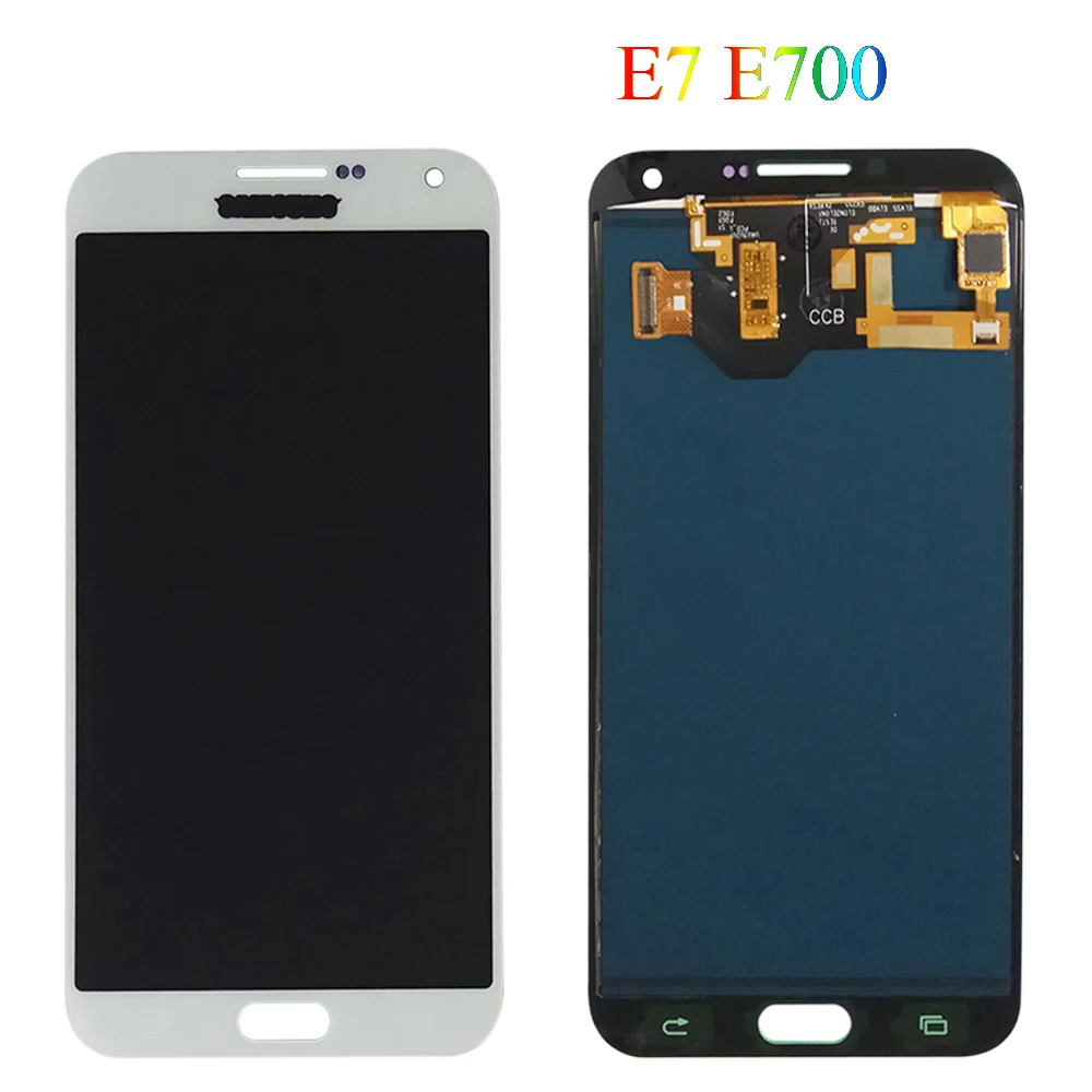 Для Samsung Galaxy E7 E700 E700F E7000 E7009 E700H E700M ЖК дисплей сенсорный экран панель дигитайзер