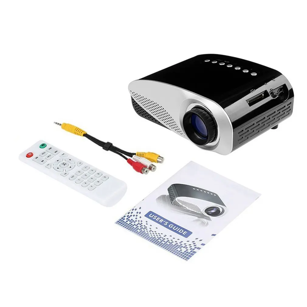 GP8S Mini Portable font b Projector b font with LED Light Full HD 1080P Home Theater