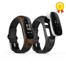 Bluetooth наушники смарт-браслет 2 в 1 Наушники смарт-браслеты контроль артериального давления 0,96 дюймов для Android ios Телефон