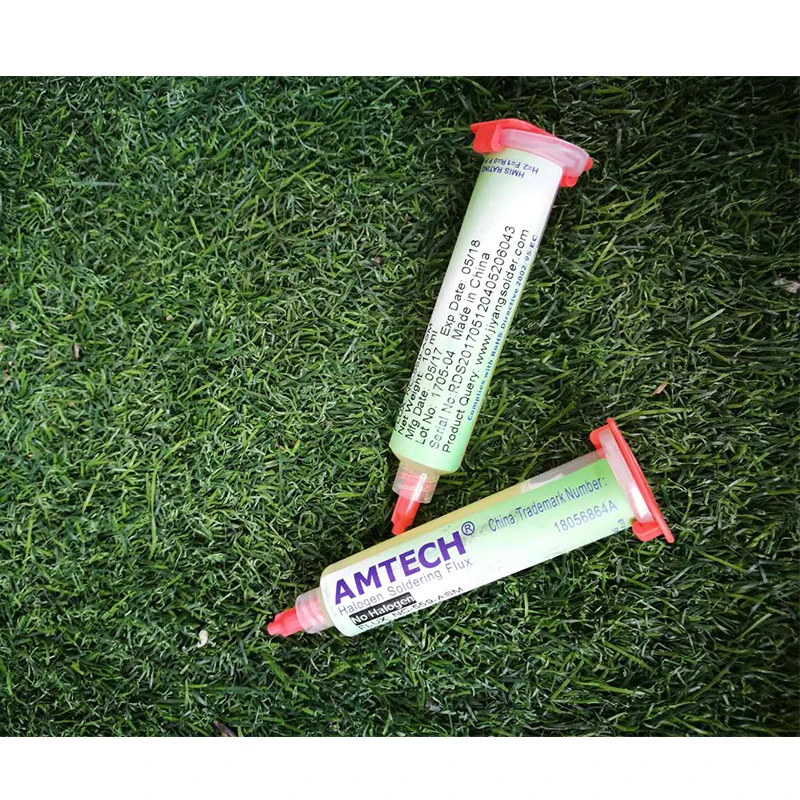 Solder paste Amtech NC-559-ASM-UV(TPF) 10CC 100% Clean BGA PCB IC Reballing Soldering Paste Grease Solder Flux Dispensing needle