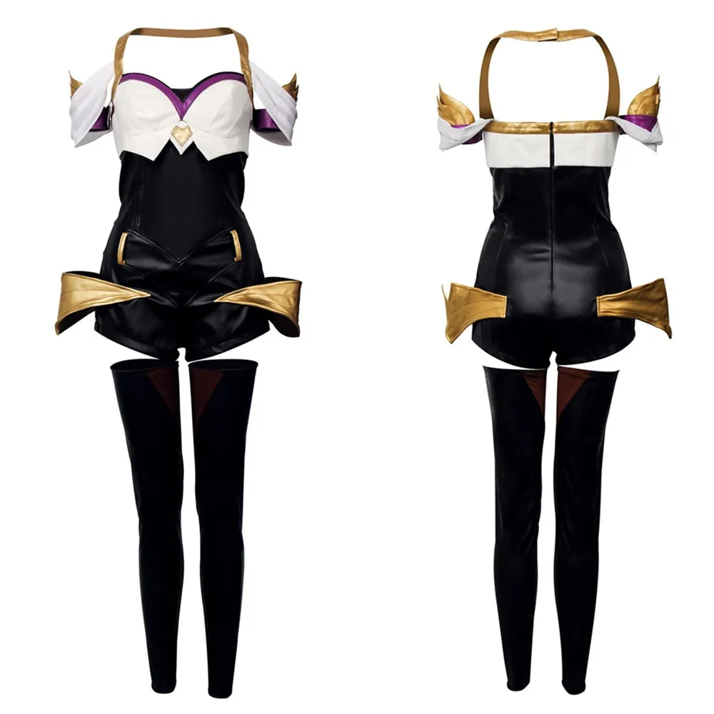 Костюм для косплея KDA/DA Ahri костюм KDA женский сексуальный комбинезон на
