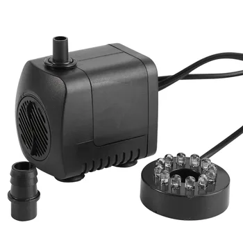 

12 LED Water Pump Submersible Water Pump For Aquarium Fountain Fish Tank Pond Fresh Salt Water 15W Decor Fish Tank Water Pump