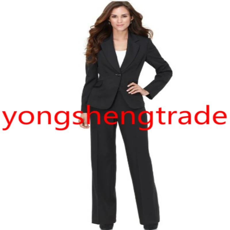 

Black Women Business Suit Custom Made 345