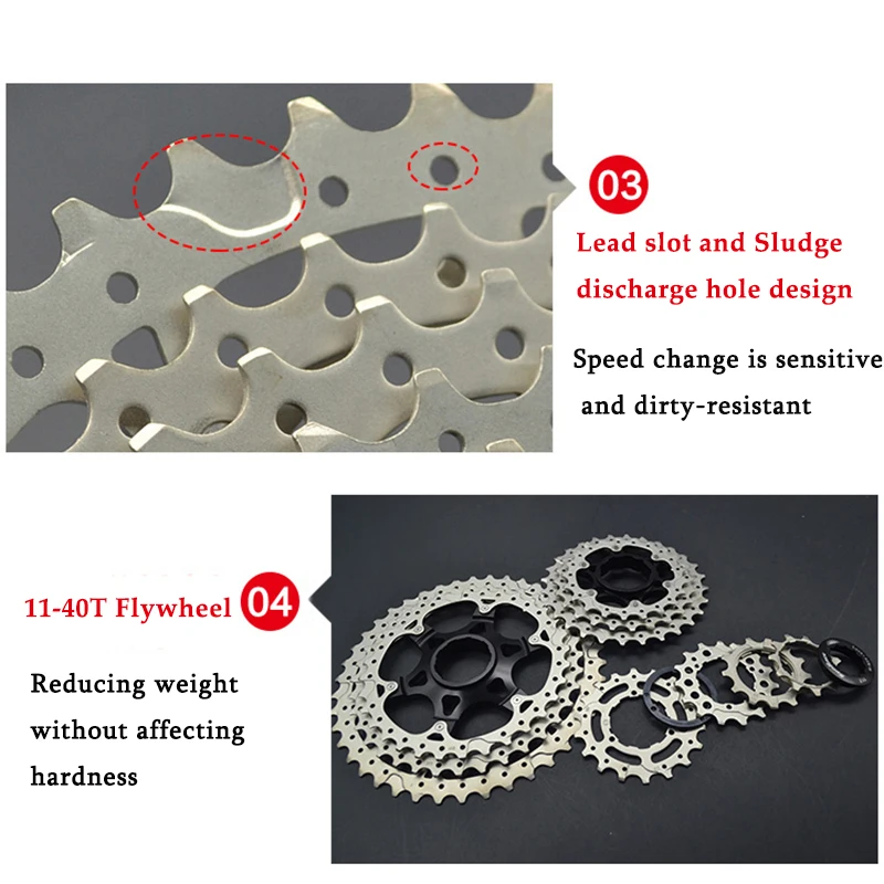 CSM990 11-40 т 9 Скорость широкого соотношения велосипедная кассета набор звездочек со встроенной трещоткой для горного велосипеда адаптер велосипед аксессуары Cassete Sunrace 9