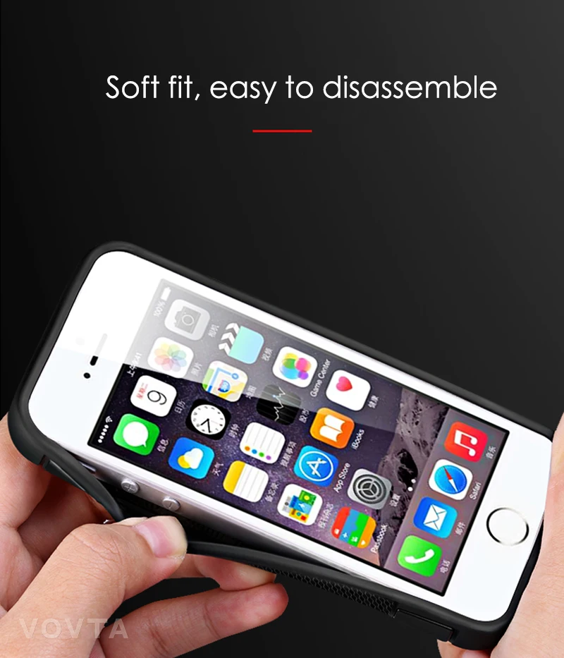 VOVTA Luxury Anti-knock case for iPhone 5 5s SE  Metal Ring Bracket case Shockproof Rugged Armor Phone Cover for iPhone5 5S SE10