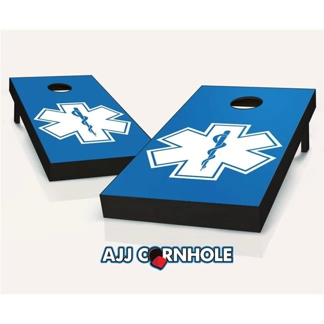 AJJCornhole 107-EMS EMS cornhole Set with Bags - 8 x 24 x 48 in.