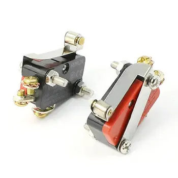 

2 x Short Hinge Roller Lever 1NO 1NC SPDT Momentary Micro Limit Switch V-15-1B5