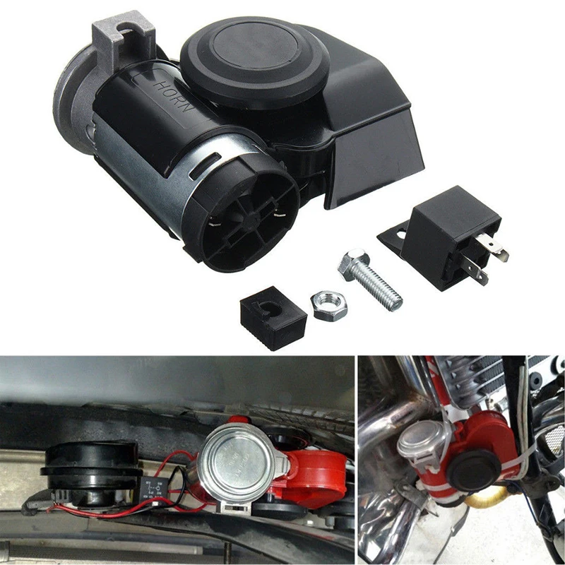 Beste 12 v Dual Tone Trompet Super Luid Elektrische Pomp Air Horn voor Auto Vrachtwagen Trein