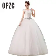 Новое поступление корейский стиль свадебное платье es белое романтическое свадебное платье Модное свадебное платье невесты HS180