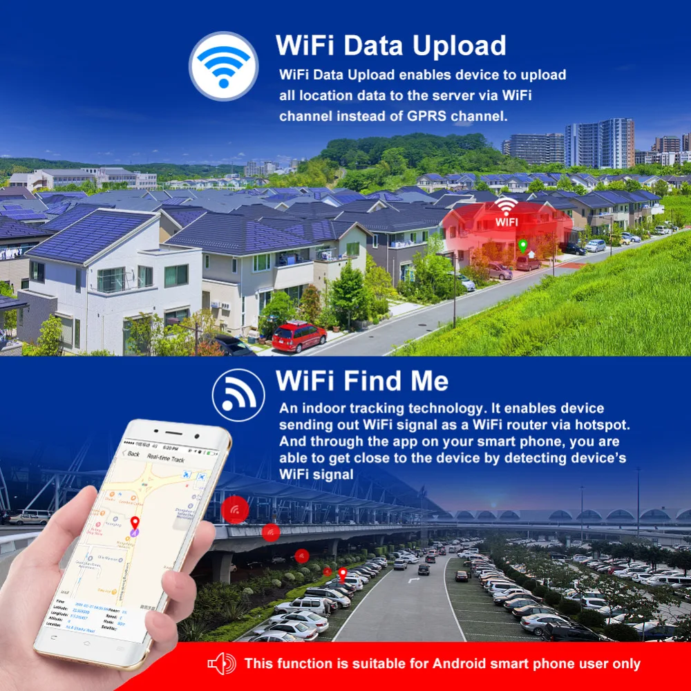 GPS трекер TK20 с поддержкой Wi Fi 20000 мА · ч|gps tracker tk20|gps trackerwifi gps |
