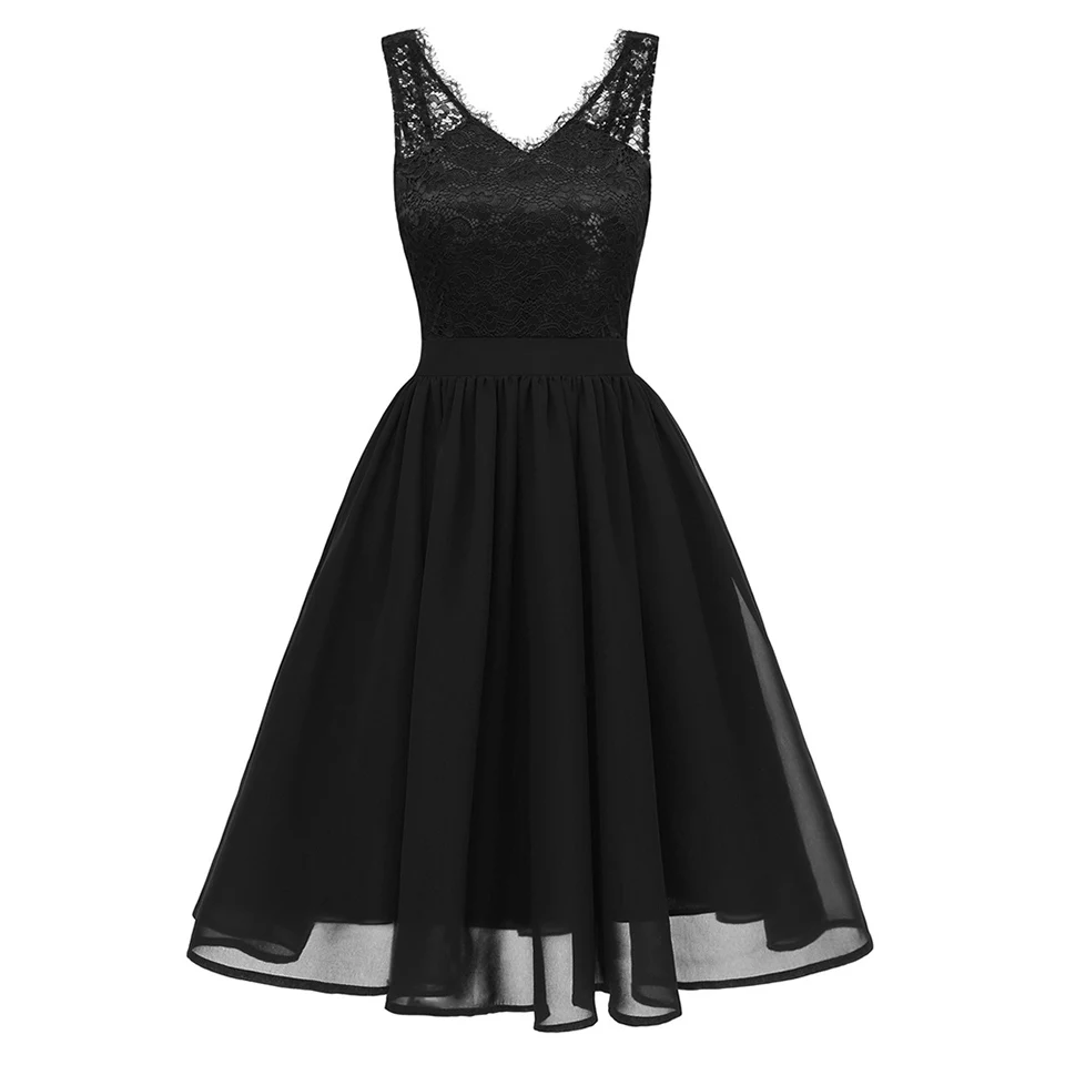 Burgundy V Neck Sleeveless Lace Special Occasion Dress