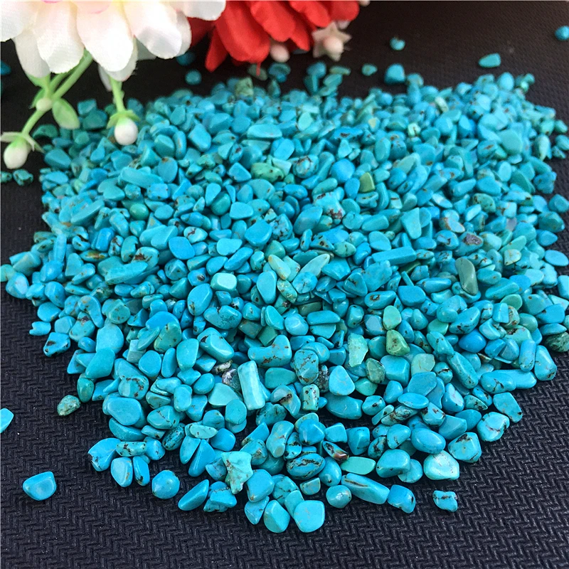 50 grams 3 5mm Green Turquoise Rock Polished Rough Stone Nugget Healing