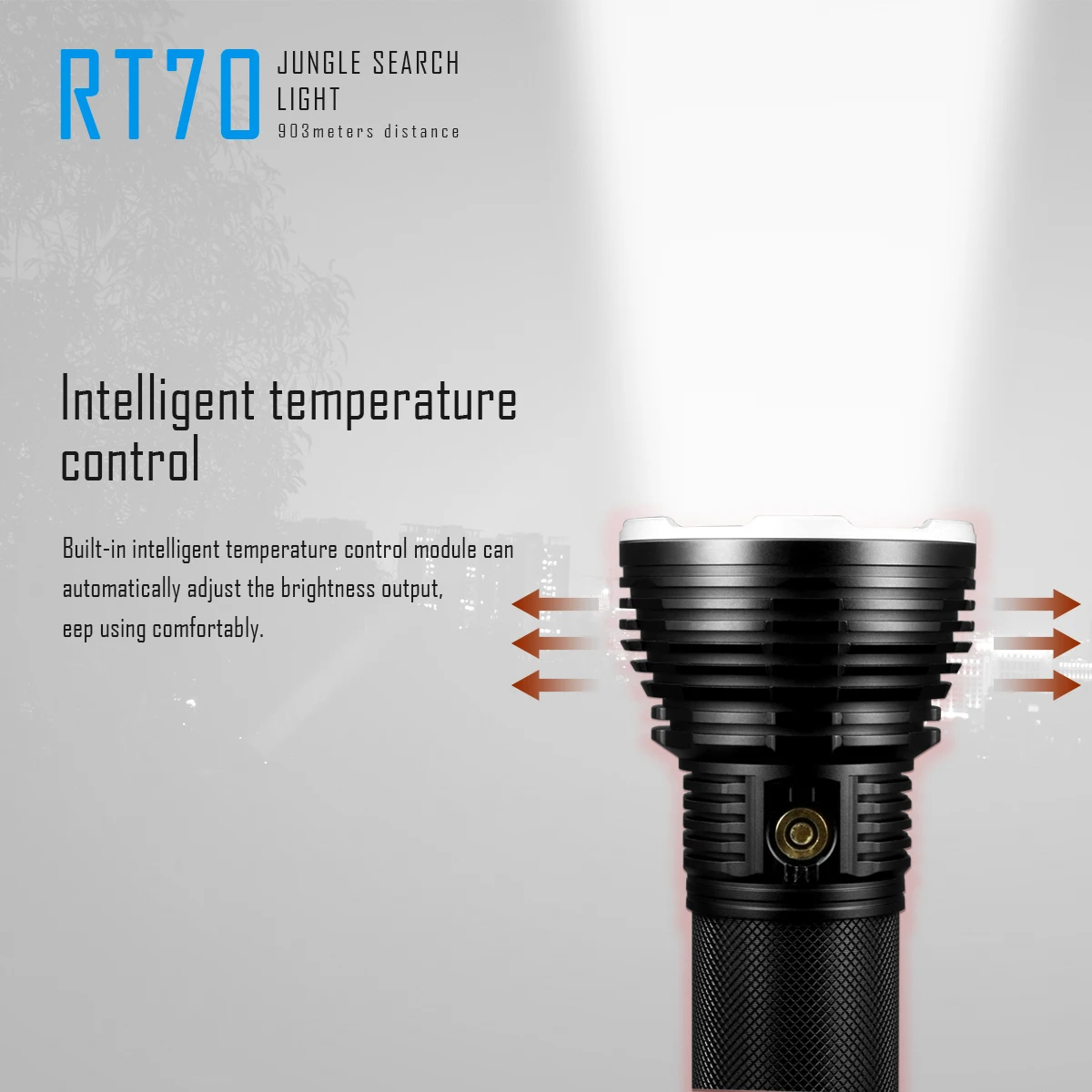IMALENT Rt70 фонарик 5500 люмен светодиодный Usb Перезаряжаемый, светит на большие расстояния 16850 Li аккумулятор кемпинг тактический охотничий промышленный фонарь